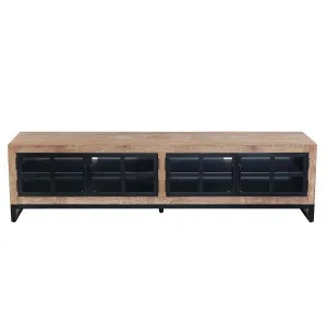 Watson Entertainment Unit 194cm in Reclaimed Teak by OZ Design, a Entertainment Units & TV Stands for sale on Style Sourcebook