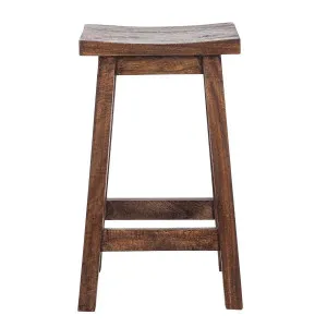 Seacliff Stool in Mangowood Antique Brown by OZ Design, a Bar Stools for sale on Style Sourcebook