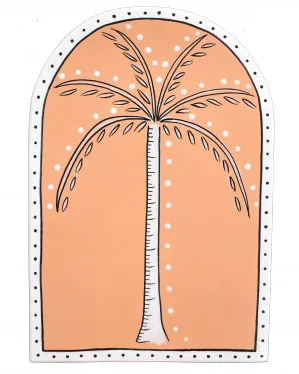 Summer Palm Tree Wall Tile - Desert Orange by My Kind of Bliss, a Wall Hangings & Decor for sale on Style Sourcebook