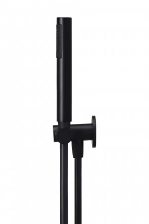 Meir | MATTE BLACK ROUND SHOWER ON BRACKET by Meir, a Shower Heads & Mixers for sale on Style Sourcebook