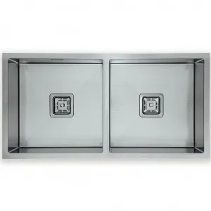 Squareline Double Sink Bowl Linen by Häfele, a Kitchen Sinks for sale on Style Sourcebook