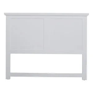 Hamptons Queen Bed Framehead in White by OZ Design, a Bed Heads for sale on Style Sourcebook