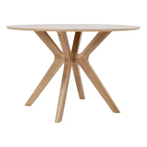 Padma Round Dining Table 120cm in Clear by OzDesignFurniture, a Dining Tables for sale on Style Sourcebook