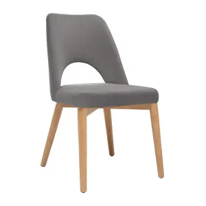 Lennox Dining Chair in Shale / Clear by OzDesignFurniture, a Dining Chairs for sale on Style Sourcebook