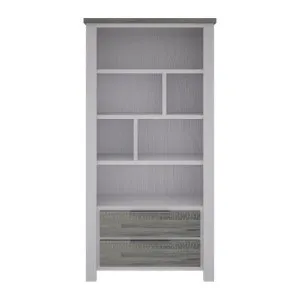Halifax Bookcase in Acacia Grey / White by OzDesignFurniture, a Cabinets, Chests for sale on Style Sourcebook