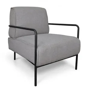 Ken Fabric Lounge Chair - Light Grey - Last One by Interior Secrets - AfterPay Available by Interior Secrets, a Chairs for sale on Style Sourcebook