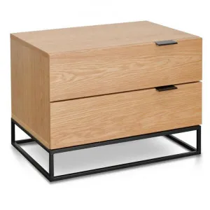 Talia Bedside Table - Natural Oak - Last One by Interior Secrets - AfterPay Available by Interior Secrets, a Bedside Tables for sale on Style Sourcebook