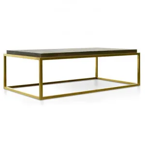 Ian 140cm Wooden Top Coffee Table - Black - Golden - Last One by Interior Secrets - AfterPay Available by Interior Secrets, a Coffee Table for sale on Style Sourcebook