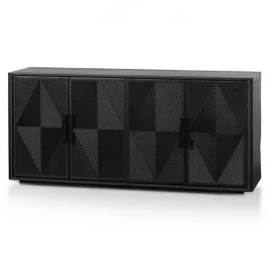 Saanvi 1.72m Wooden Buffet Unit - Full Black by Interior Secrets - AfterPay Available by Interior Secrets, a Sideboards, Buffets & Trolleys for sale on Style Sourcebook