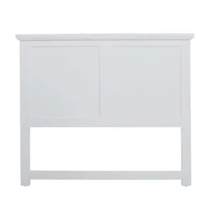 Hamptons Double Bed Framehead in White by OZ Design, a Bed Heads for sale on Style Sourcebook