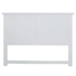 Hamptons King Bed Framehead in White by OZ Design, a Bed Heads for sale on Style Sourcebook