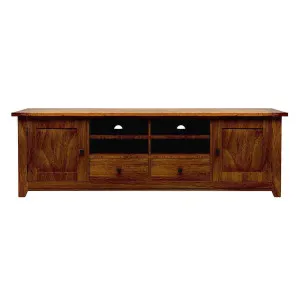 Mango Creek Entertainment Unit 207cm in Rustic Chocolate by OZ Design, a Entertainment Units & TV Stands for sale on Style Sourcebook
