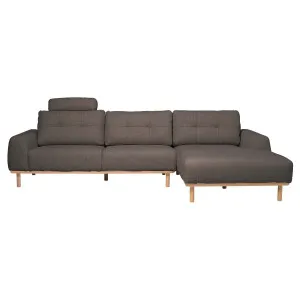 Stratton 3 Seater Sofa + Chaise RHF in Cloud Pewter by OZ Design, a Sofas for sale on Style Sourcebook