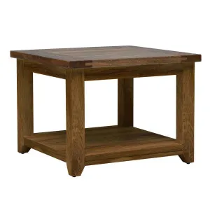 Mango Creek Side Table 60cm in Rustic Chocolate by OZ Design, a Side Table for sale on Style Sourcebook