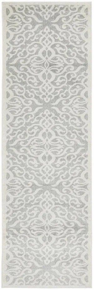 Chrome Lydia Silver Runner Rug by Rug Culture, a Contemporary Rugs for sale on Style Sourcebook