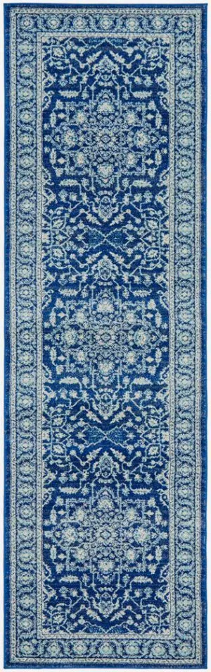 Evoke 261 Navy Runner by Rug Culture, a Contemporary Rugs for sale on Style Sourcebook