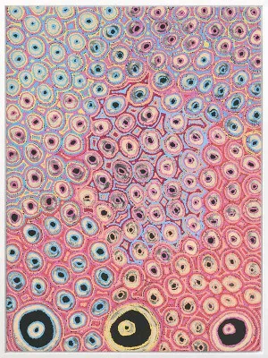 Mina Mina Jukurrpa II Canvas Art Print by Urban Road, a Aboriginal Art for sale on Style Sourcebook