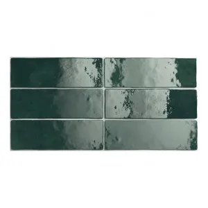 Artisan Moss Green Subway tile by Tile Republic, a Subway Tiles for sale on Style Sourcebook