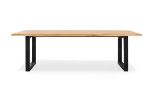 Bronte Natural 270cm Coastal Dining Table Solid American Timber Oak, by Lounge Lovers by Lounge Lovers, a Dining Tables for sale on Style Sourcebook