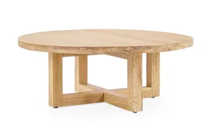 Bronte Brushed Coastal Coffee Table, Solid Oak, by Lounge Lovers by Lounge Lovers, a Coffee Table for sale on Style Sourcebook