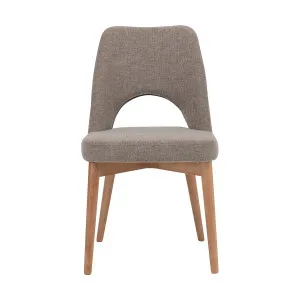 Lennox Dining Chair in Mocha / Clear by OzDesignFurniture, a Dining Chairs for sale on Style Sourcebook