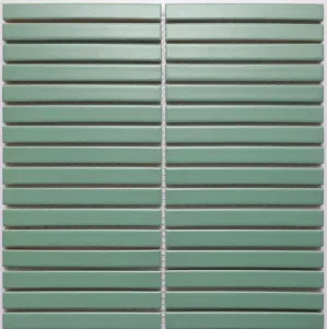 Twix Green Finger Mosaic Tile by Tile Republic, a Mosaic Tiles for sale on Style Sourcebook
