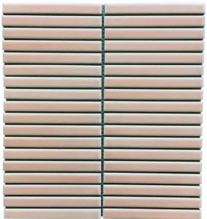 Vintage Pink Long Finger Mosaic Tile by Tile Republic, a Mosaic Tiles for sale on Style Sourcebook