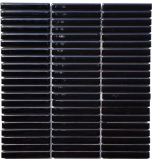 Vintage Black Finger Mosaic Tile by Tile Republic, a Mosaic Tiles for sale on Style Sourcebook