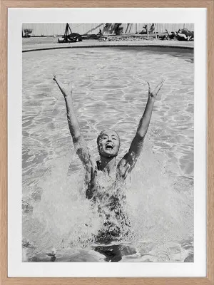 Make a Splash Framed Art Print by Urban Road, a Prints for sale on Style Sourcebook