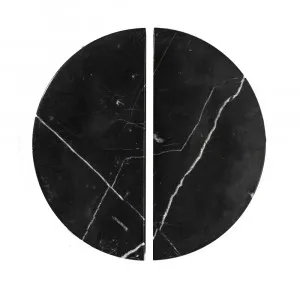 Hemi Nero Marble Handle PAIR by Hardware Concepts, a Cabinet Hardware for sale on Style Sourcebook