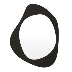 Aura Mirror 50X65cm in Black by OzDesignFurniture, a Mirrors for sale on Style Sourcebook