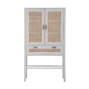 Rita Storage Cabinet in Grey / Rattan by OZ Design, a Cabinets, Chests for sale on Style Sourcebook