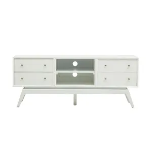 Sari Entertainment Unit 160cm in White by OZ Design, a Entertainment Units & TV Stands for sale on Style Sourcebook