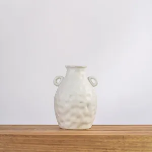 Ceramic Vase - Sweetpea - White by Ivory & Deene, a Decor for sale on Style Sourcebook