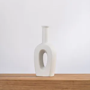 Ceramic Vase - Tulip - White by Ivory & Deene, a Decor for sale on Style Sourcebook