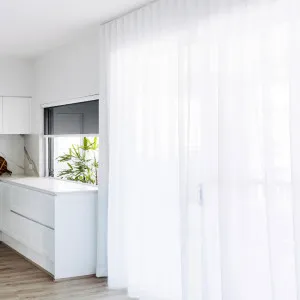 Curtain - Odin Sheer White by Wynstan, a Curtains for sale on Style Sourcebook