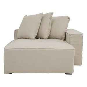 Loft Sofa Chaise RHF in Faye Beige by OZ Design, a Sofas for sale on Style Sourcebook