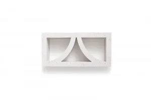 Breeze Block - Porcelain (Arc Breeze) by GB Masonry, a Masonry & Retaining Walls for sale on Style Sourcebook