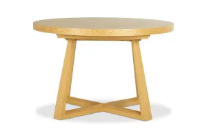 Conrad Extension Classic Dining Table, Brown Oak Veneer, by Lounge Lovers by Lounge Lovers, a Dining Tables for sale on Style Sourcebook