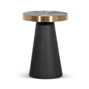 Darla Side Table - Natural Top with Dark Grey Base by Interior Secrets - AfterPay Available by Interior Secrets, a Side Table for sale on Style Sourcebook