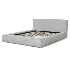 Castillo Queen Bed Frame - Cloudy Pepper Boucle by Interior Secrets - AfterPay Available by Interior Secrets, a Beds & Bed Frames for sale on Style Sourcebook