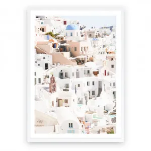 Santorini Skyline II Photo Art Print by The Print Emporium, a Prints for sale on Style Sourcebook