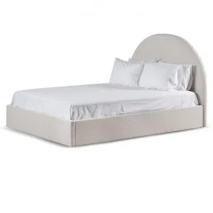 Antonia Queen Bed Frame - Antique White Boucle with Storage by Interior Secrets - AfterPay Available by Interior Secrets, a Beds & Bed Frames for sale on Style Sourcebook