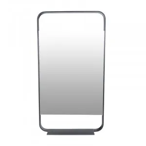 Luxe Lyon Matt Black Metal Frame Bathroom Mirror - 55cm x 100cm by Luxe Mirrors, a Vanity Mirrors for sale on Style Sourcebook