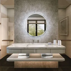 Sphere Round LED Mirror - 60cm / 80cm 600mm No by Luxe Mirrors, a Illuminated Mirrors for sale on Style Sourcebook