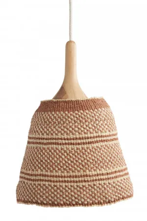 Handwoven Pendant Light - Caramel Collection, Small by Her Hands, a Pendant Lighting for sale on Style Sourcebook