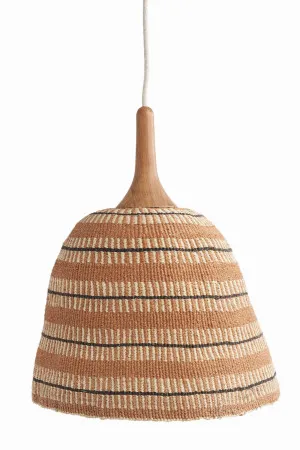 Handwoven Pendant Light - Nomadic Collection, Large by Her Hands, a Pendant Lighting for sale on Style Sourcebook