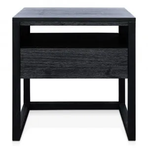 Balmain Side Table Black - 1 Drawer by null, a Side Table for sale on Style Sourcebook