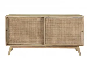 Tulum Mango Wood and Rattan Buffet - 150cm by null, a Sideboards, Buffets & Trolleys for sale on Style Sourcebook