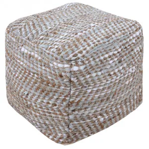 Meknes Pouf - 40cm x 40cm x 40cm by null, a Ottomans for sale on Style Sourcebook